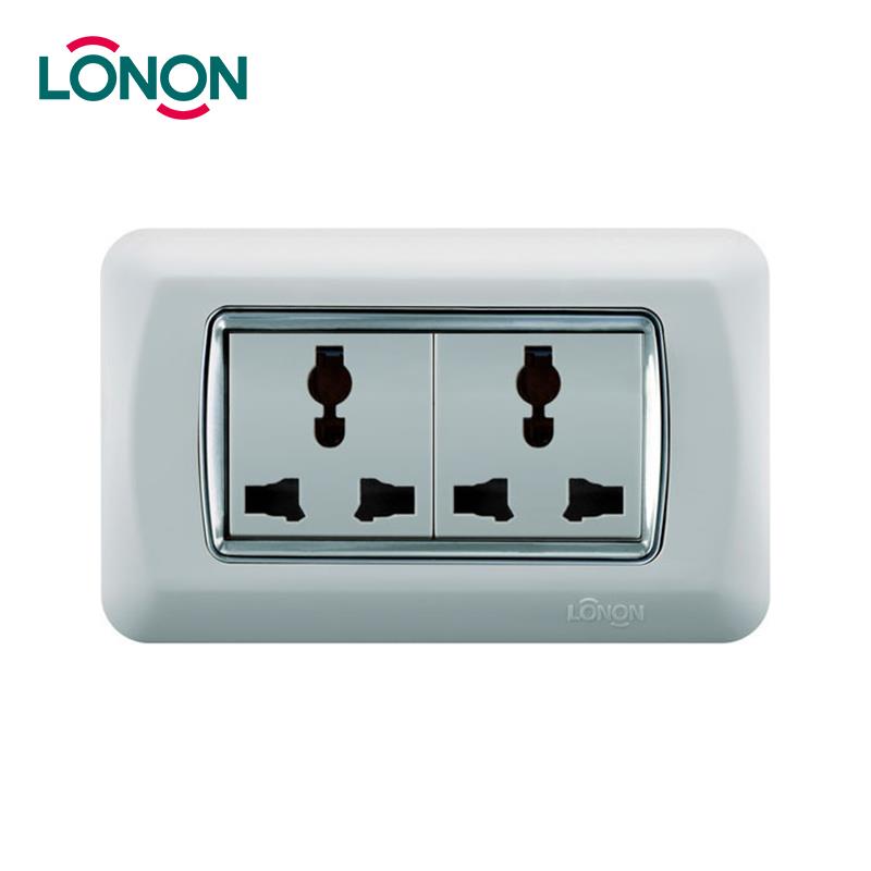 Ổ cắm đa năng đôi 16A 250V