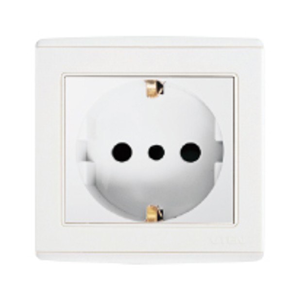 Bộ ổ cắm Schuko Socket Uten V4.0G-2C-G