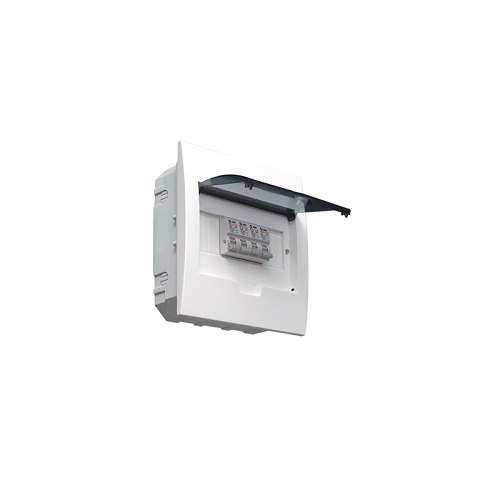 Tủ điện 4-8 Module Sino E4FC4/8SA mặt nhựa bóng đế nhựa âm tường