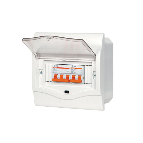 Tủ điện 5/8 Module Sino V4FC âm tường