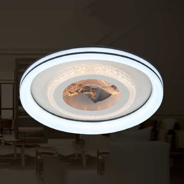 Đèn mâm ốp trần mica Veronia MT-2210 Ø500*H150
