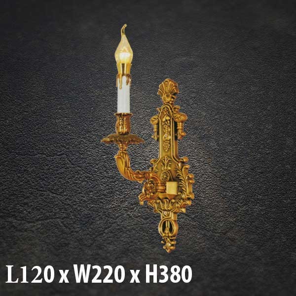 Đèn tường pha lê nến VC-047