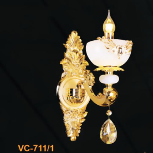 Đèn Vách Nến Hợp Kim, Chao Đá L250*W300*H420, E14