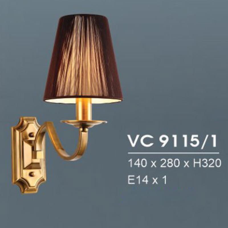 Đèn vách cổ 140*280*H320, E14*1