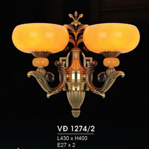 Đèn Vách Đồng L430*H400, E14*2