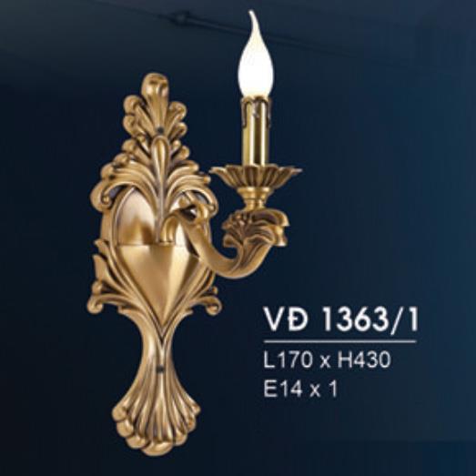 Đèn Vách Đồng L170*H430, E14*1