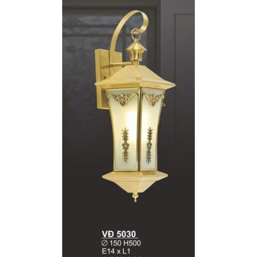 Đèn vách đồng Ø150*H500, E14*L3