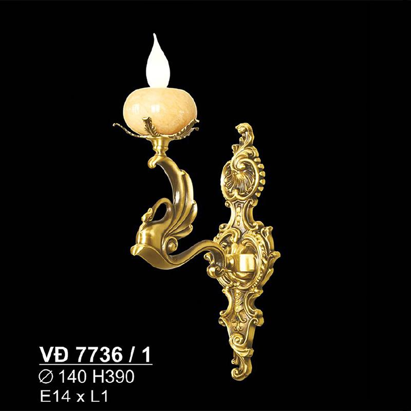 Đèn tường đồng Sano Ø140*L390 - E14*L1