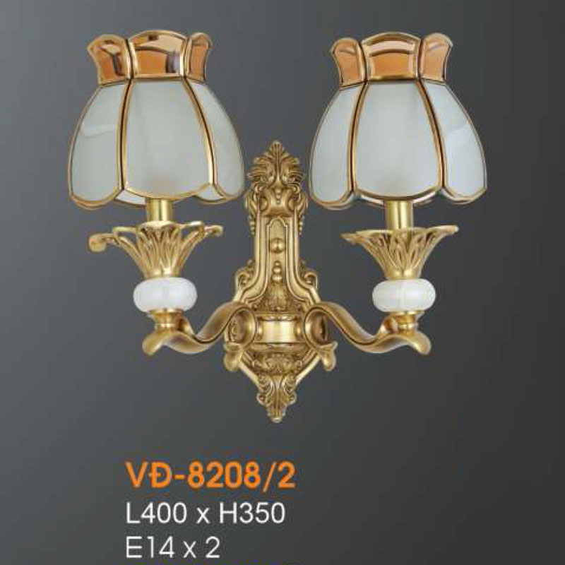 Đèn vách đồng Veronia L400*H350 - E14*2