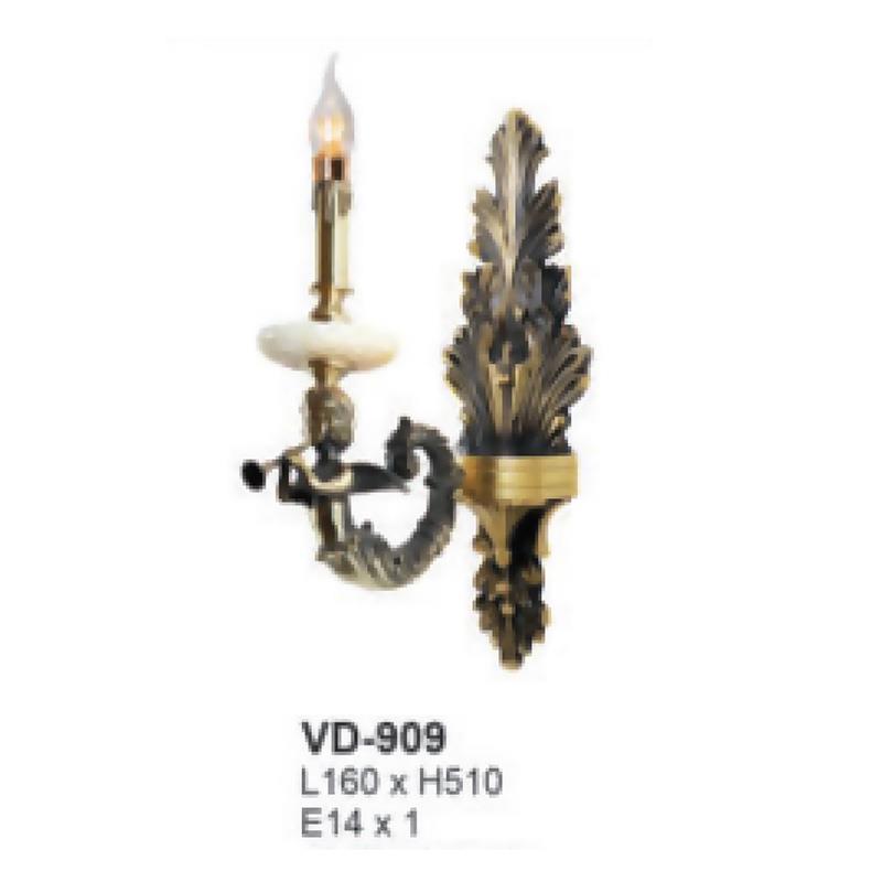 Đèn tường nến đồng L160*H510 - E14*1