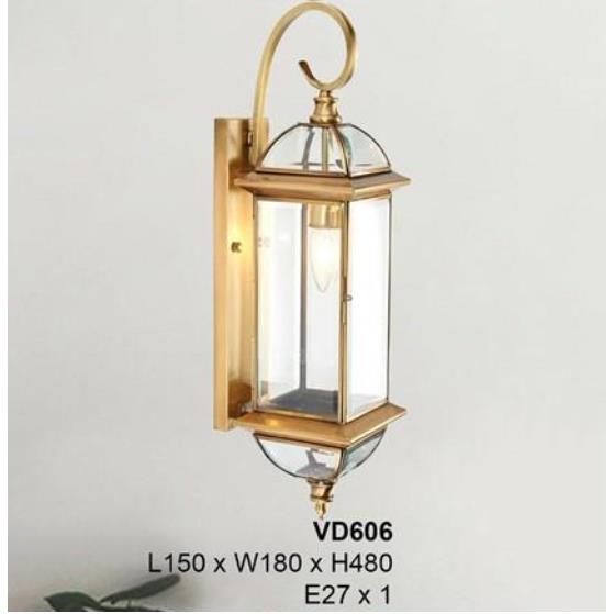 Đèn vách đồng E27*1 - L150*W180*H480