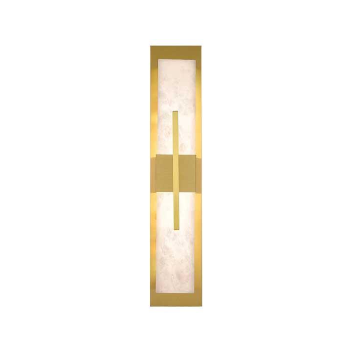 Đèn vách thân đồng + đá cao cấp W100*L120 - LED 3000K - 18W