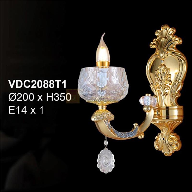 Đèn vách nến Ø200*H350 - E14*1
