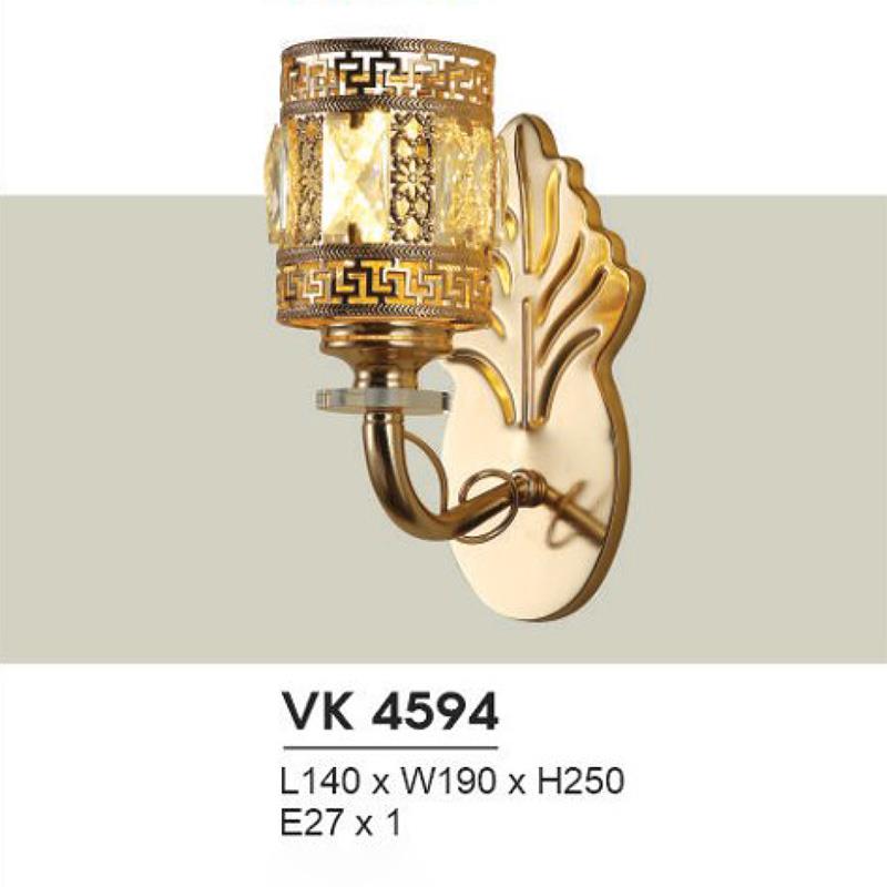 Đèn vách kính L140*W190*H250, E27*1