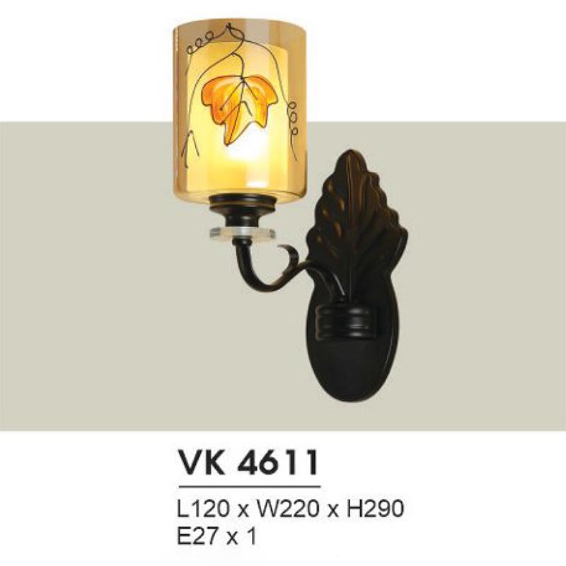Đèn vách kính L120*W220*H290, E27*1