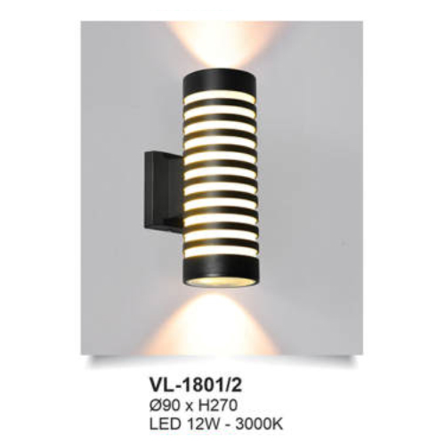 Đèn vách Andora Ø90 x H270 LED 12W - 3000K