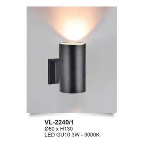 Đèn vách Andora Ø60 x H130 LED GU10 3W - 3000K