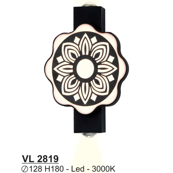 Đèn vách Sano VL28 Led 3000K - Ø128*H180