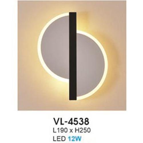 Đèn vách led trang trí trong nhà L190*H250 - 12W
