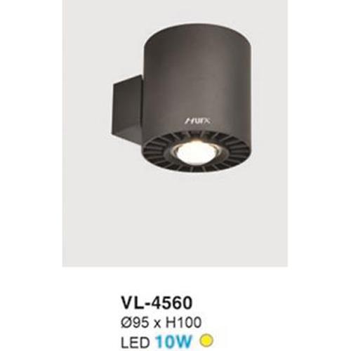Đèn vách led trang trí trong nhà Ø95 x H100 - 10W - ánh sáng vàng