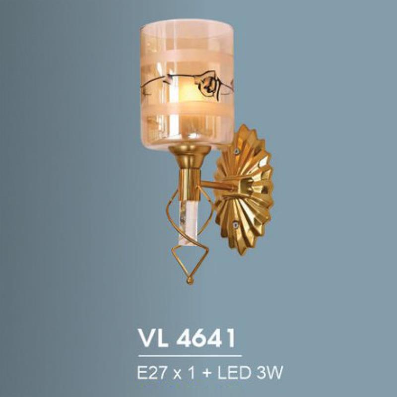 Đèn vách trang trí LED 3W + E27*1