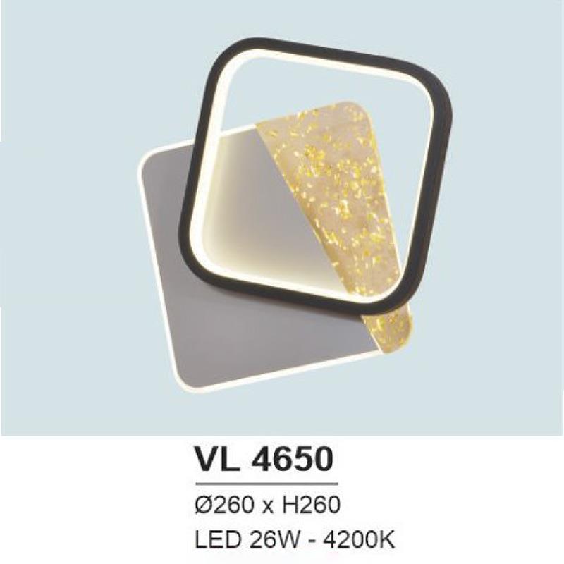 Đèn vách trang trí led Ø270*H320 - LED 40W, ánh sáng 3 chế độ