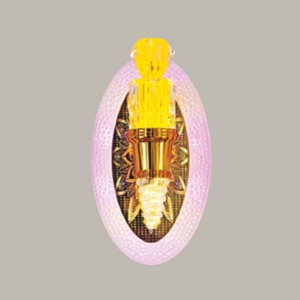 Đèn vách trang trí Led L140 x W120 x H240 - 12W, ánh sáng vàng, hồng