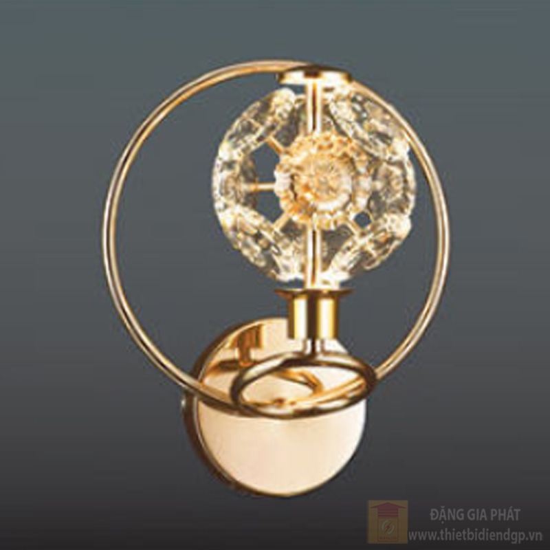 Đèn vách trang trí Pha Lê K9- Ø230*H300 - LED 11W - 3 màu