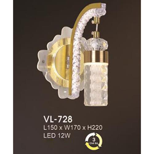Đèn vách led trang trí trong nhà L150*W170*H220 - 12W, 3 màu ánh sáng