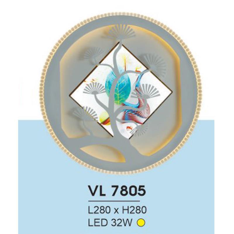 Đèn vách trang trí led L280*H280 - LED 32W, ánh sáng vàng