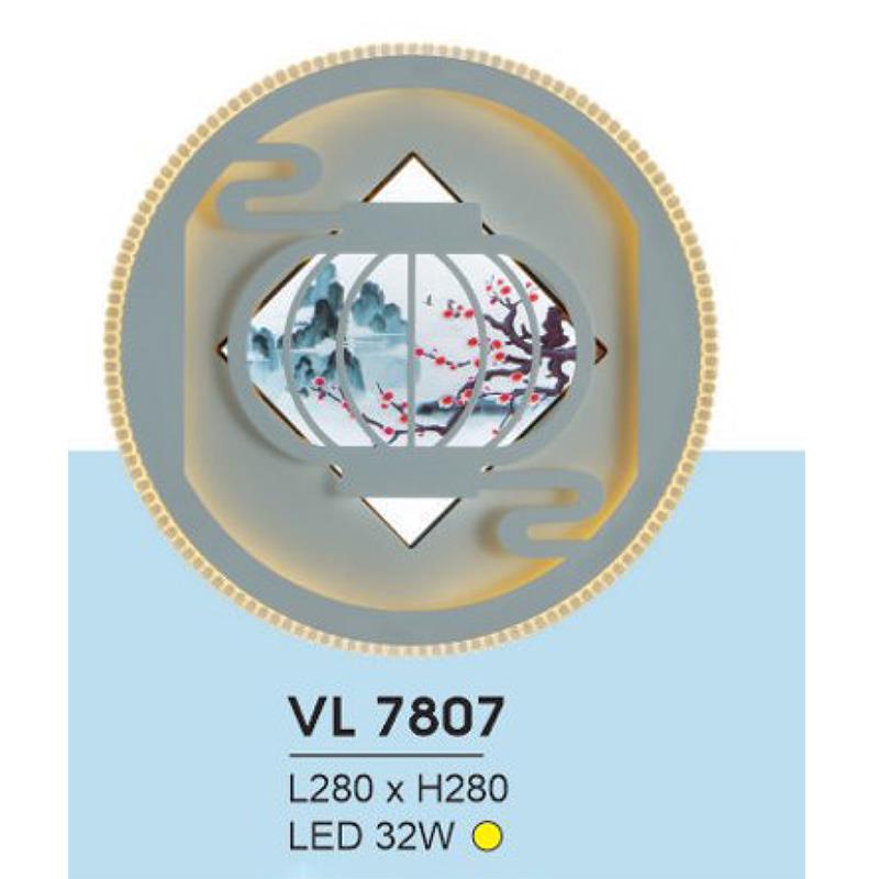 Đèn vách trang trí led L280*H280 - LED 32W, ánh sáng vàng