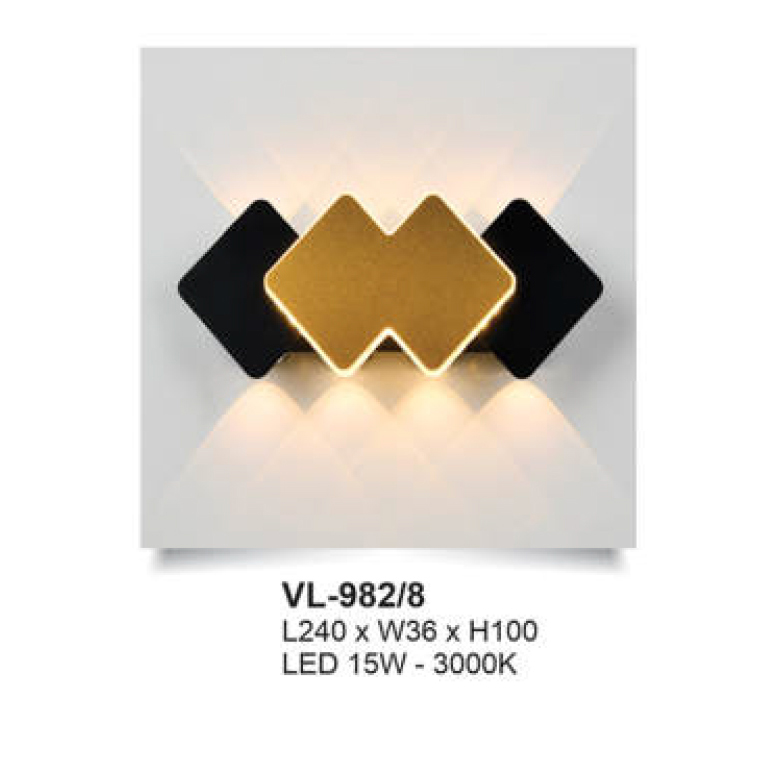 Đèn vách Andora L240*W36*H100 - LED 15W 3000K