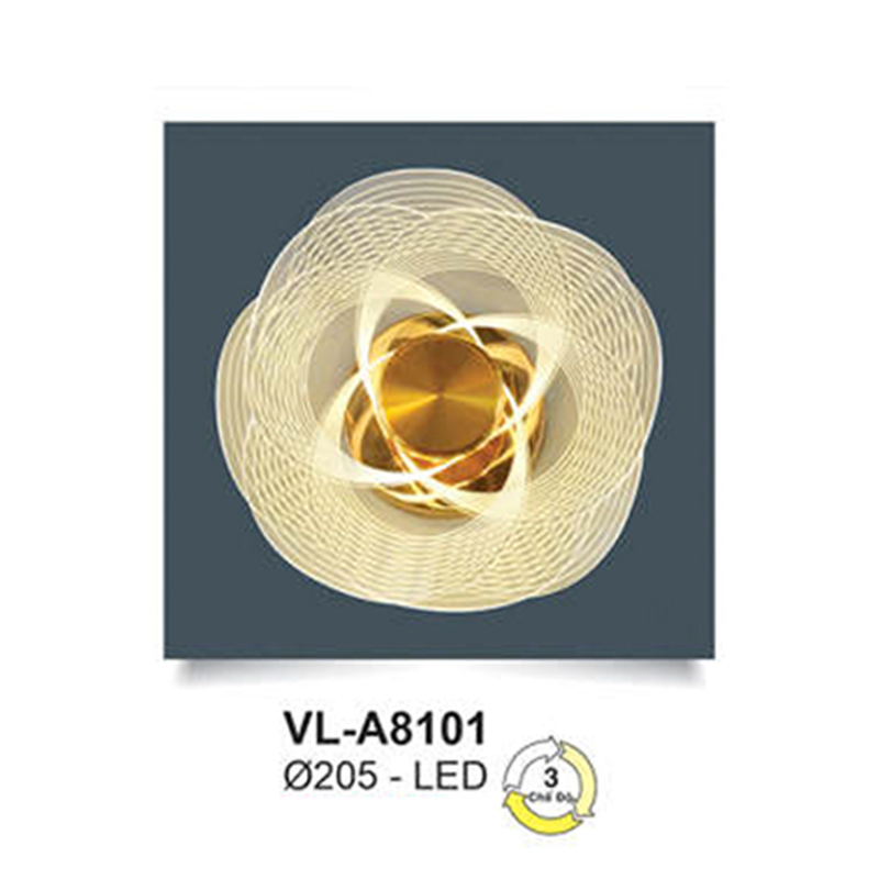 Đèn tường trang trí Andora Ø205 - LED 3 CĐ