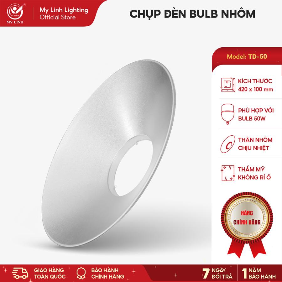 Chụp đèn Bulb nhôm 50W TD-50