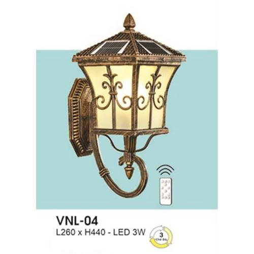 Đèn vách năng lượng mặt trời L260*H440 - LED 3W, 3 chế độ ánh sáng