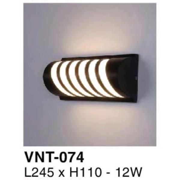 Đèn vách ngoài trời L245*H110 - 12W