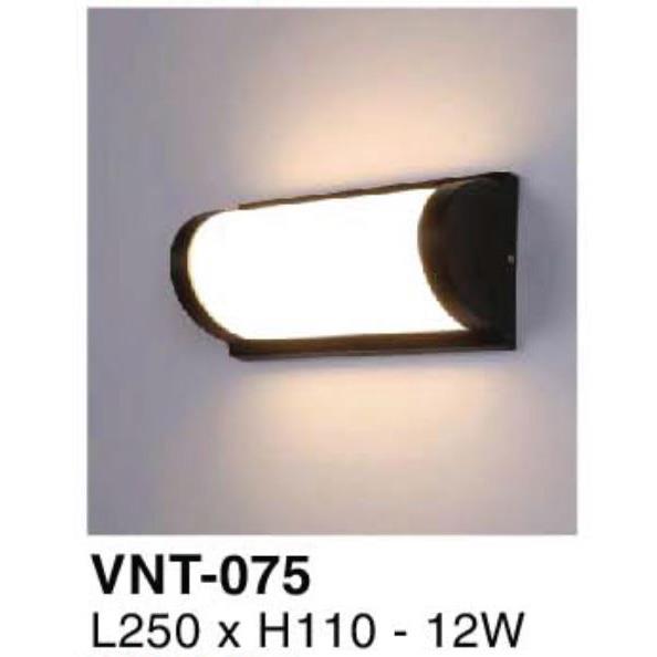 Đèn vách ngoài trời L250*H110 - 12W