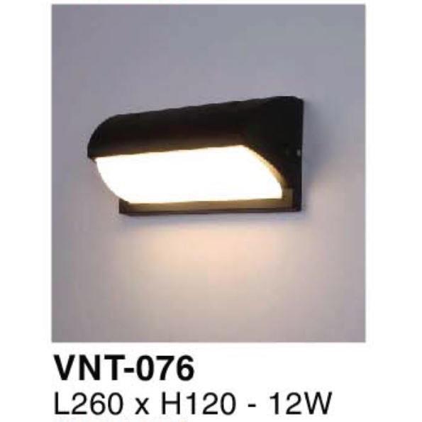 Đèn vách ngoài trời L260*H120 - 12W