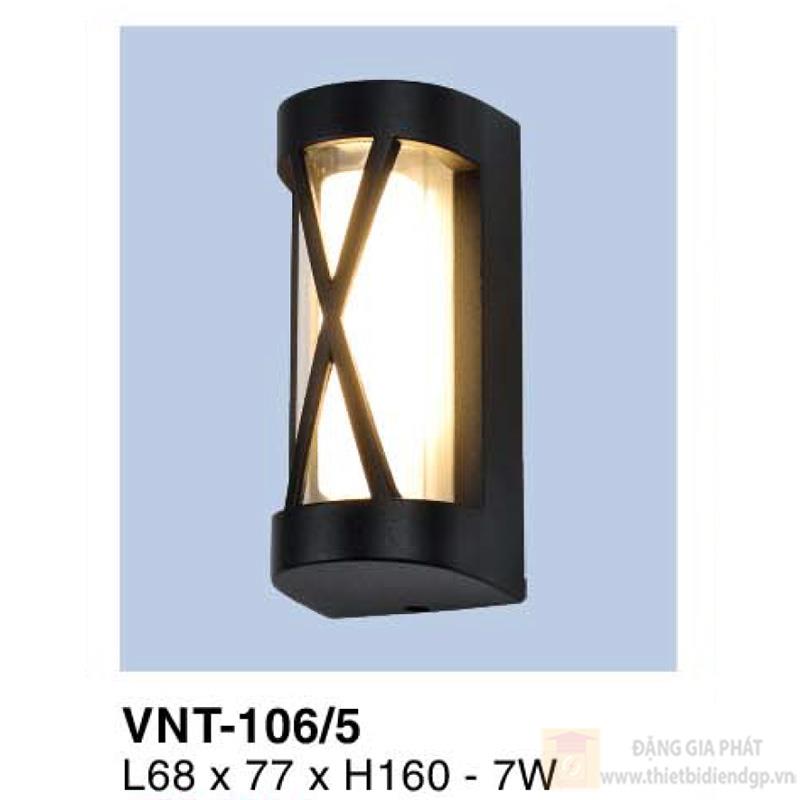 Đèn vách ngoài trời Verona L68*77*H160 - 7W