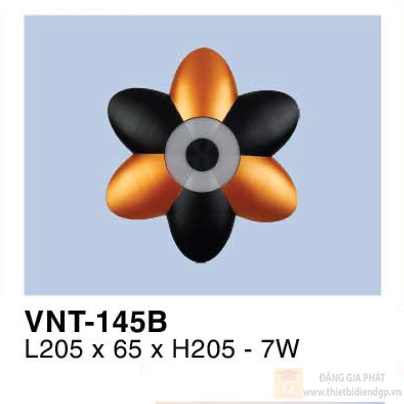Đèn vách ngoài trời Verona L205*65*H205 - 7W - vỏ đen, vàng