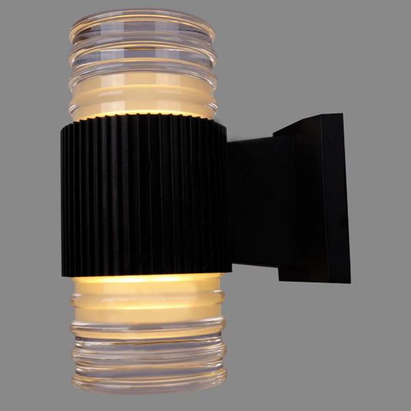Đèn tường ngoài trời Verona Ø90 x H220, vỏ đen