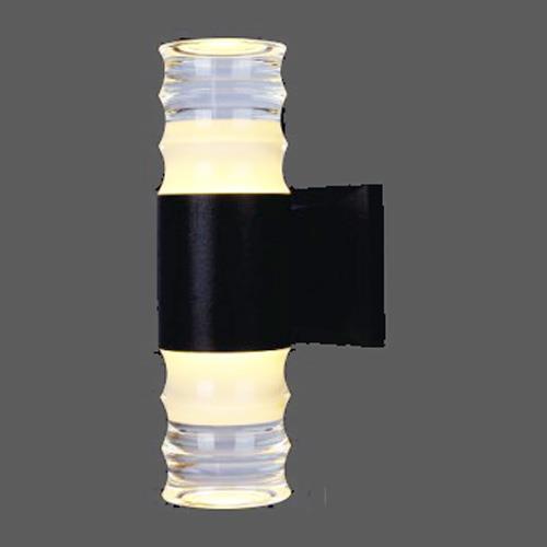 Đèn tường ngoài trời Verona Ø60 x H220, vỏ đen