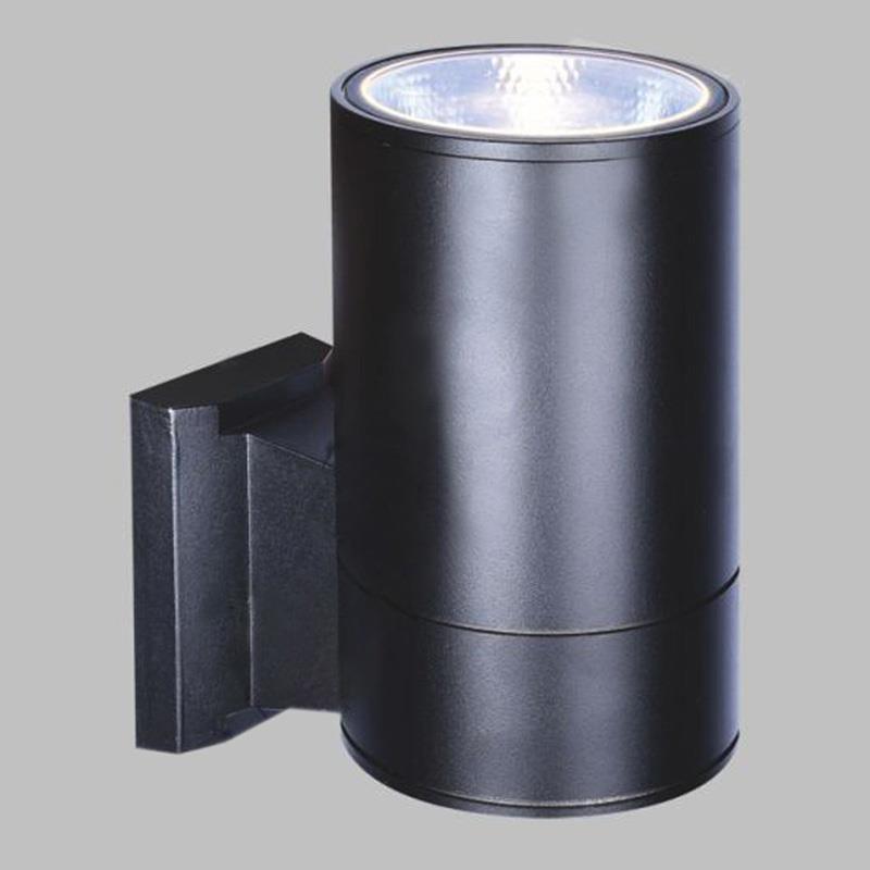 Đèn tường ngoài trời Verona Ø100 x H200 - 10W, vỏ đen