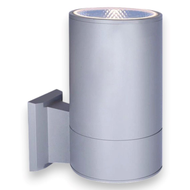 Đèn tường ngoài trời Verona Ø145 x H300 - 18W, Vỏ Xám