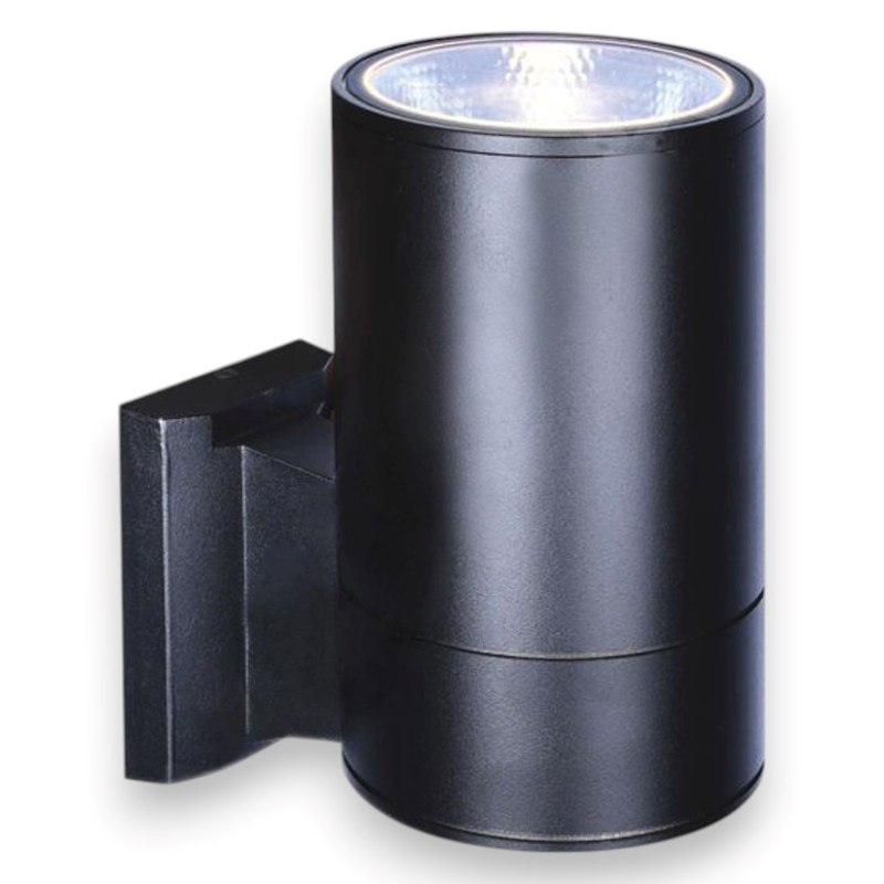 Đèn tường ngoài trời Verona Ø145 x H300 - 18W, vỏ đen