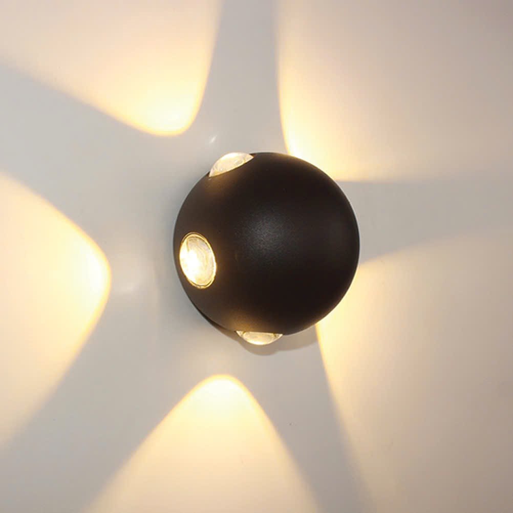 Đèn vách ngoài trời Led 3000K *5 - Ø100*W70