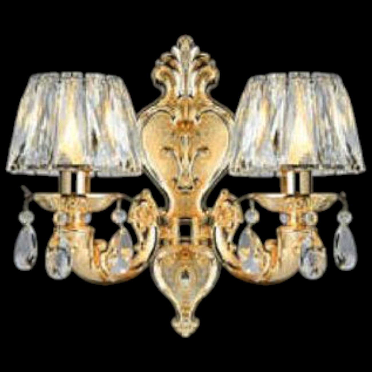 Đèn tường pha lê trang trí Andora W360*H360 - E14*2