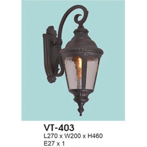 Đèn vách ngoài trời L270*W200*H460 - E27*1