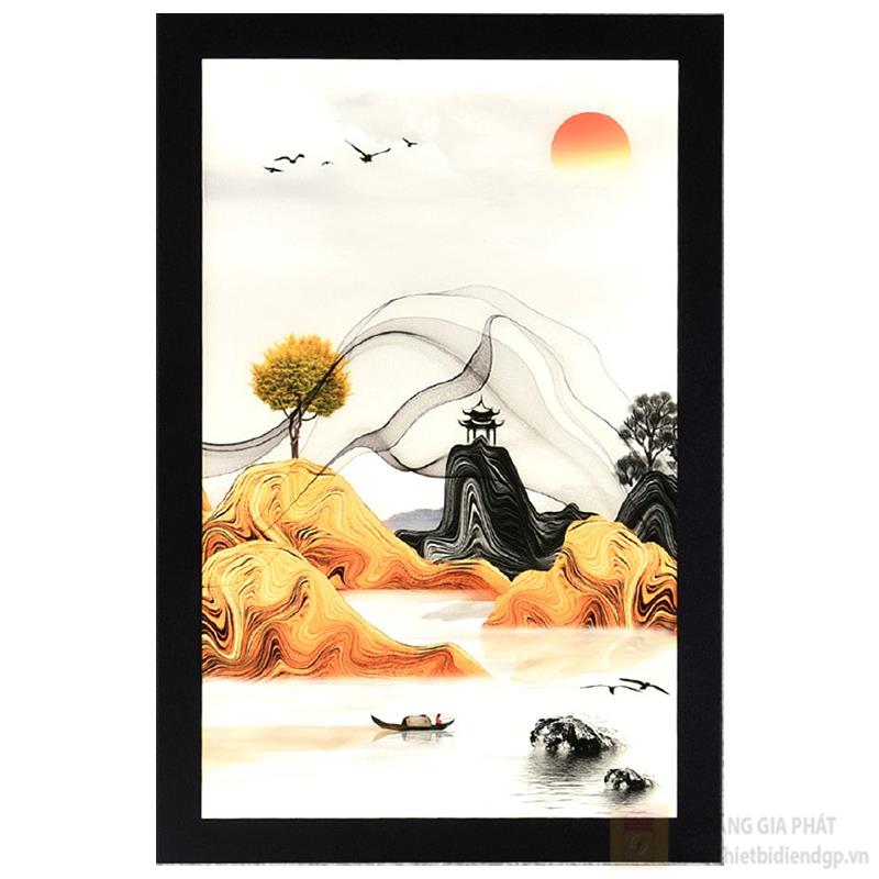 Đèn vách tranh Sano Led ánh sáng 3 màu - Ø200*H310