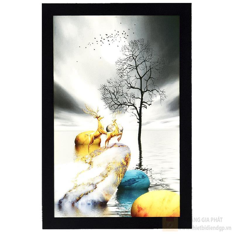 Đèn vách tranh Sano Led ánh sáng 3 màu - Ø200*H310